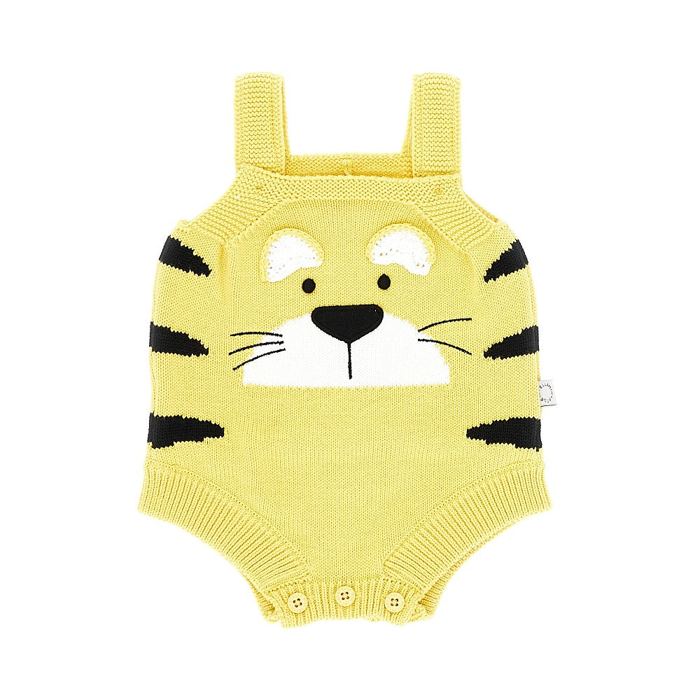 Body in maglia con motivo tigre