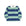 Striped cotton jersey polo shirt