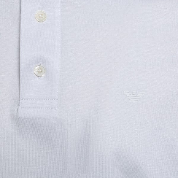 Polo in jersey con logo