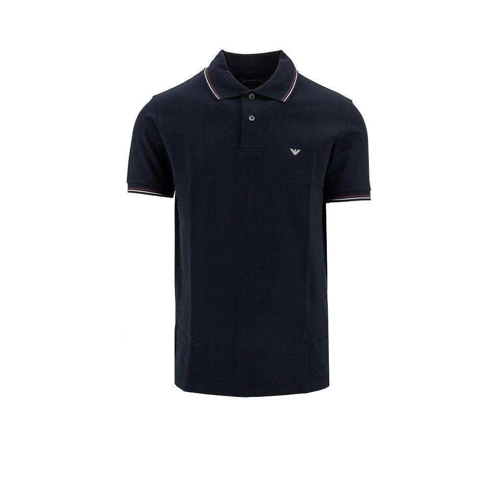 Polo in piqué di cotone stretch