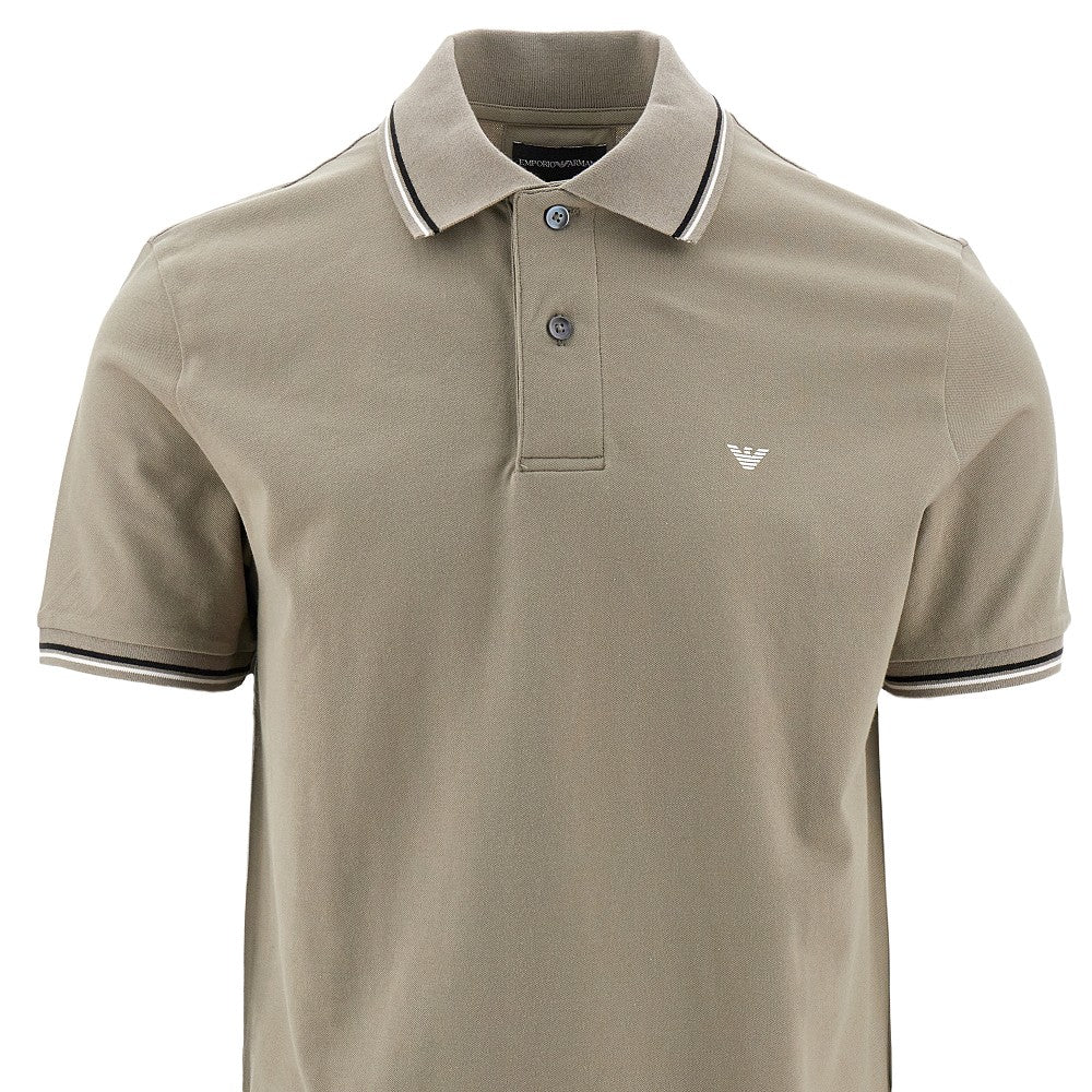 Polo in piqué di cotone stretch