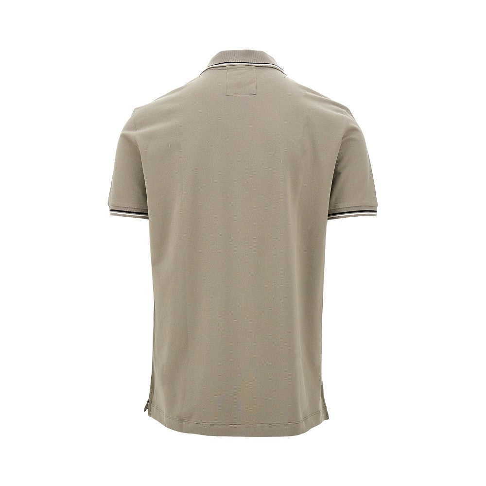 Polo in piqué di cotone stretch