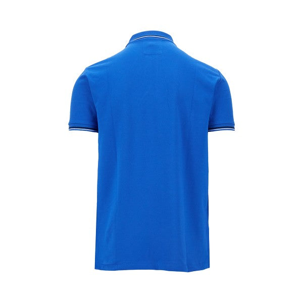 Stretch cotton piqué polo shirt