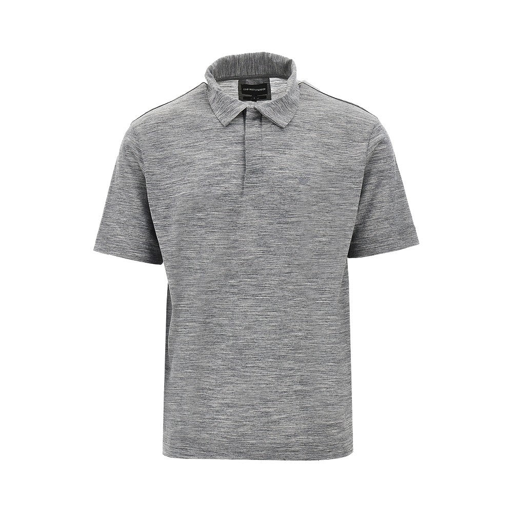 Polo in jersey di lana