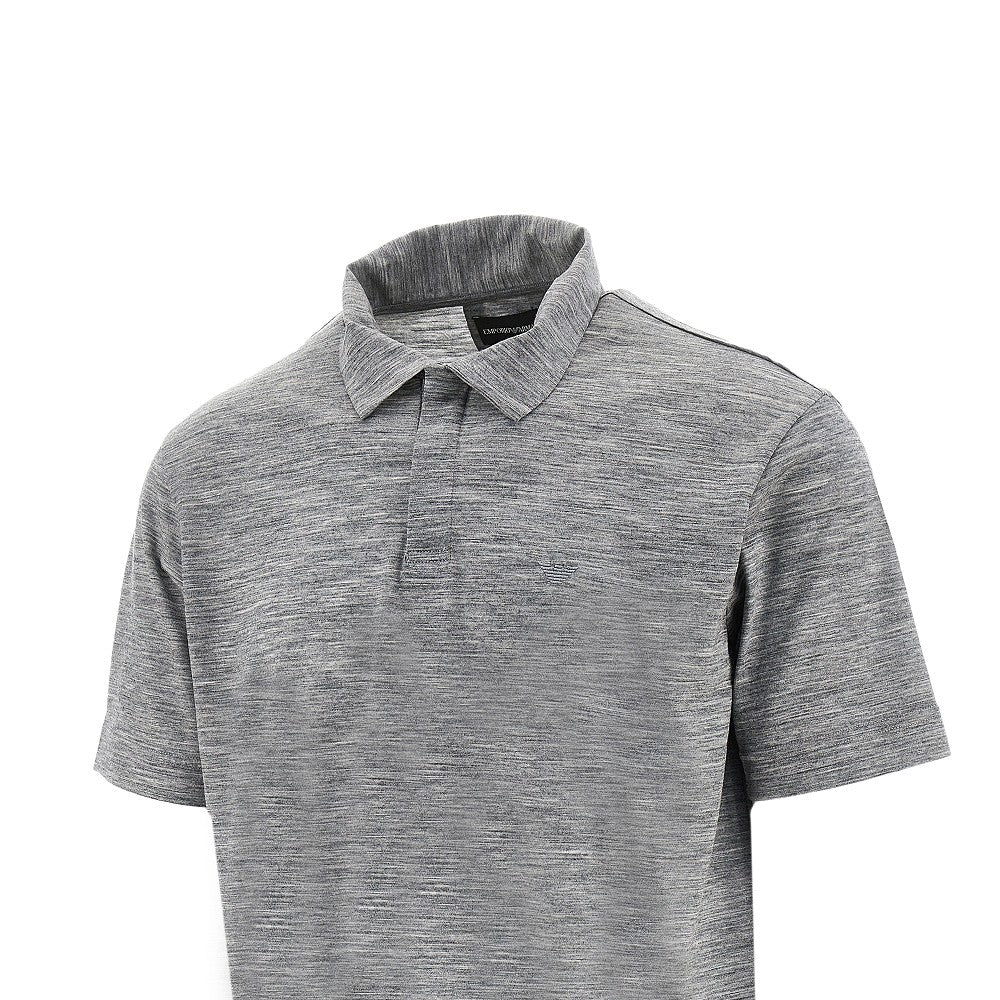 Polo in jersey di lana