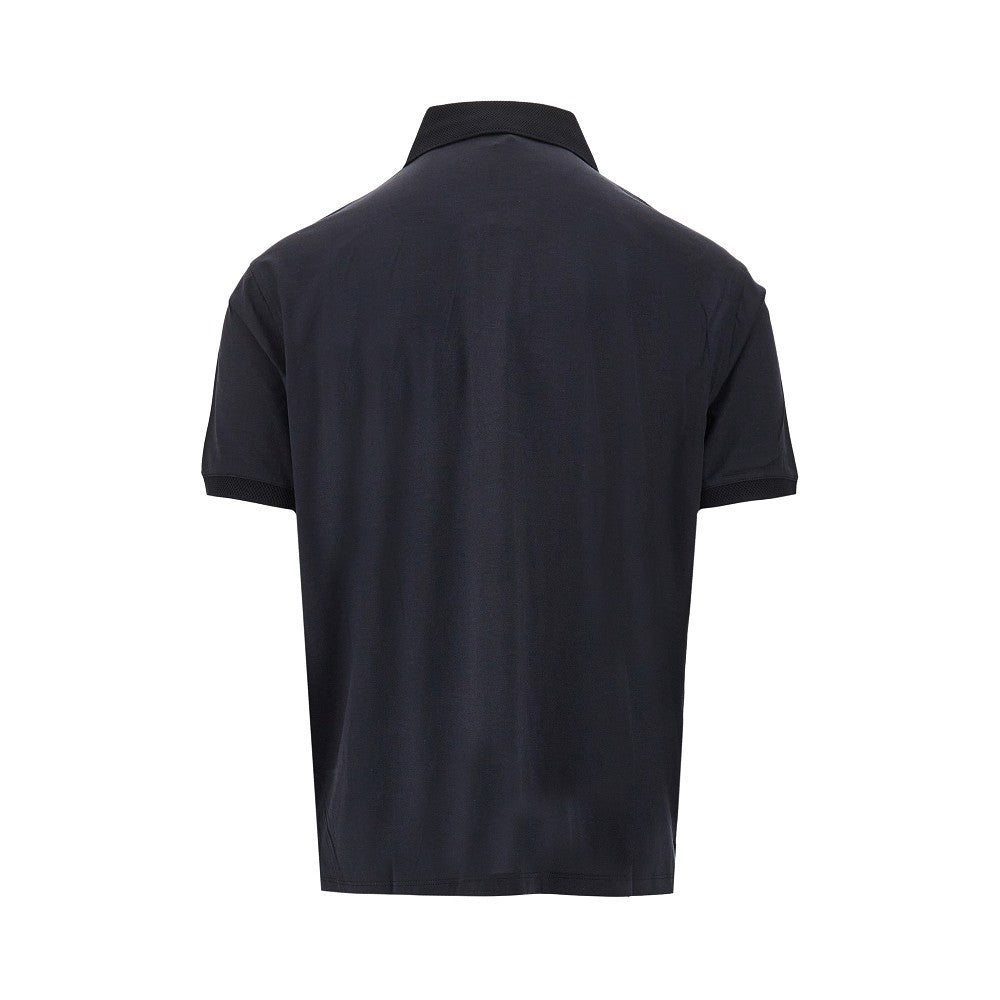 Polo in jersey con ricamo Eagle