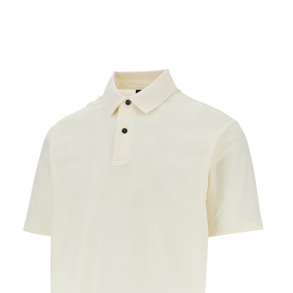 Cotton jersey polo shirt