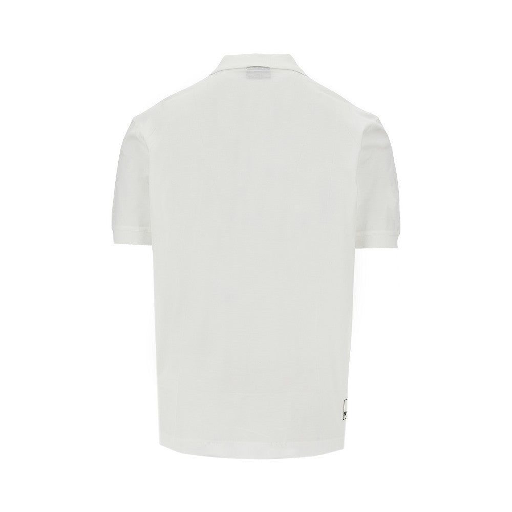 Travel Essential lyocell and cotton polo