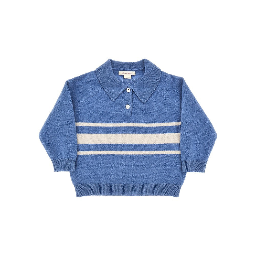 'Basi' wool polo sweater
