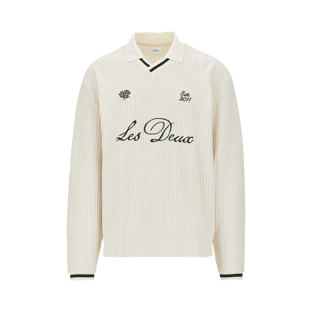 Polo in maglia con ricamo logo