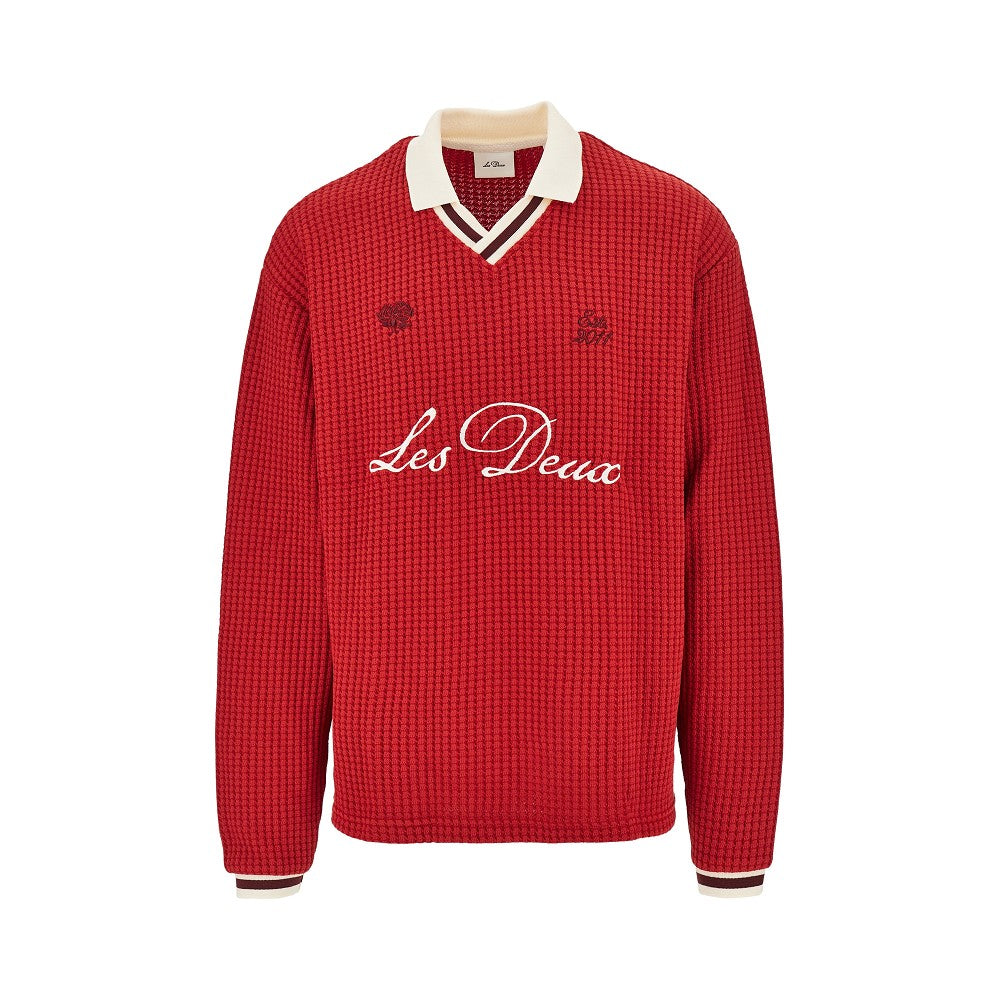 Polo in maglia con ricamo logo