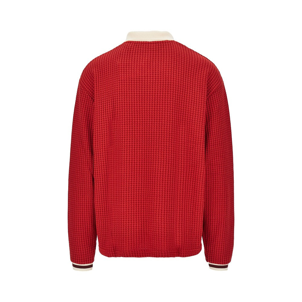 Polo in maglia con ricamo logo