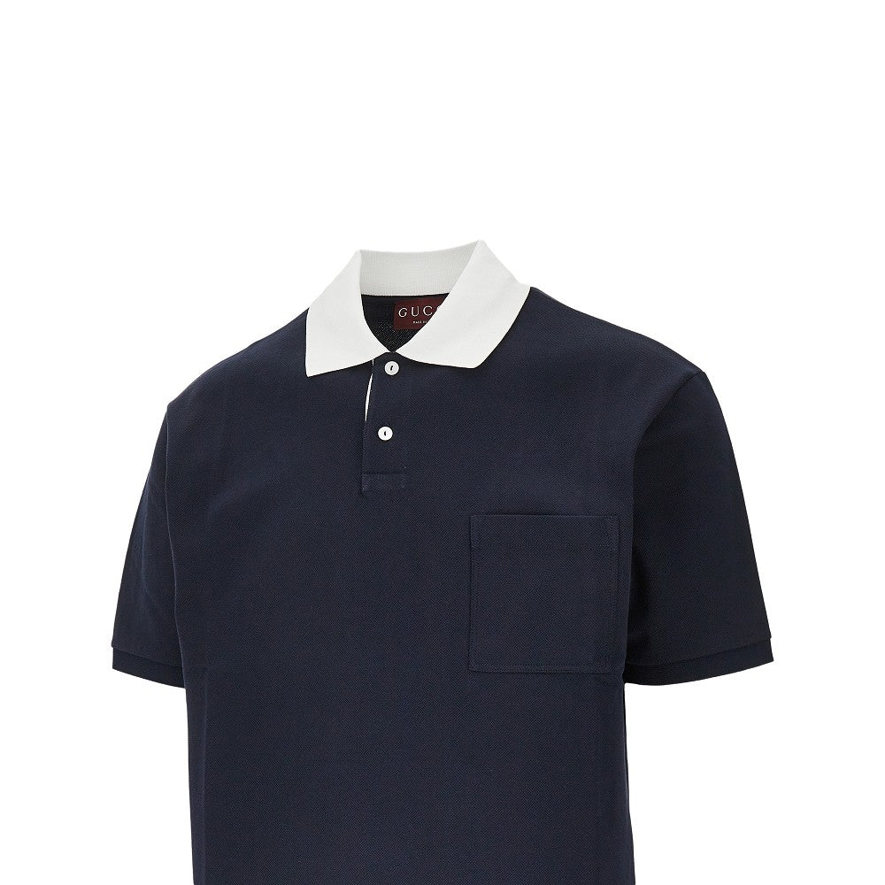 Stretch piquet polo shirt
