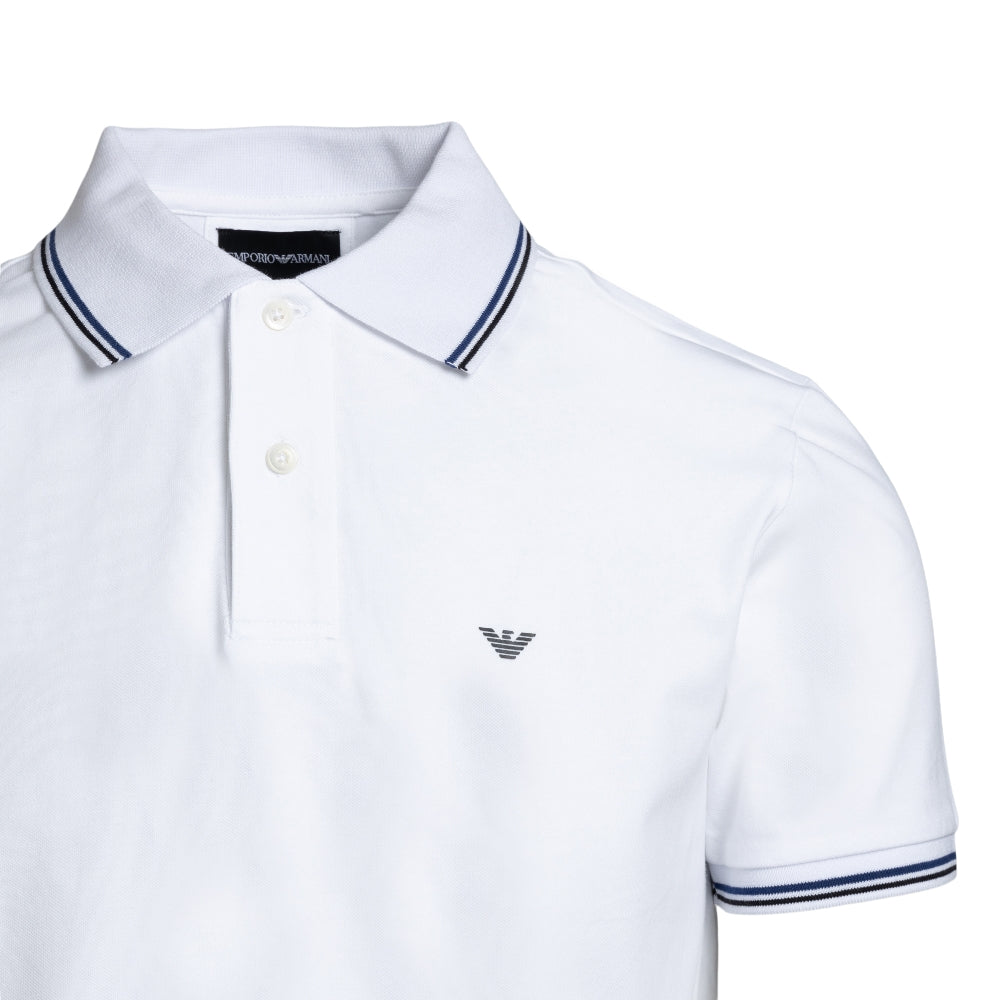 Polo in piqué di cotone stretch