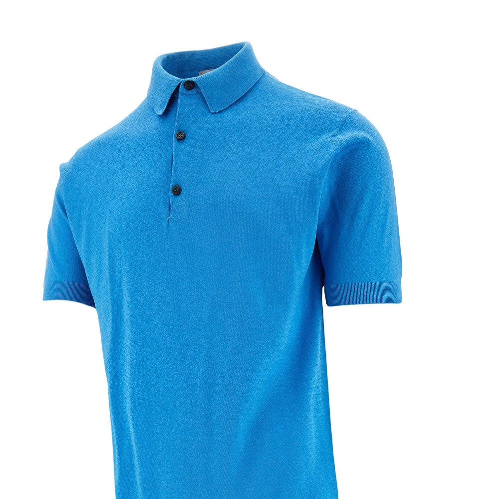 &#39;Adrian&#39; cotton polo shirt