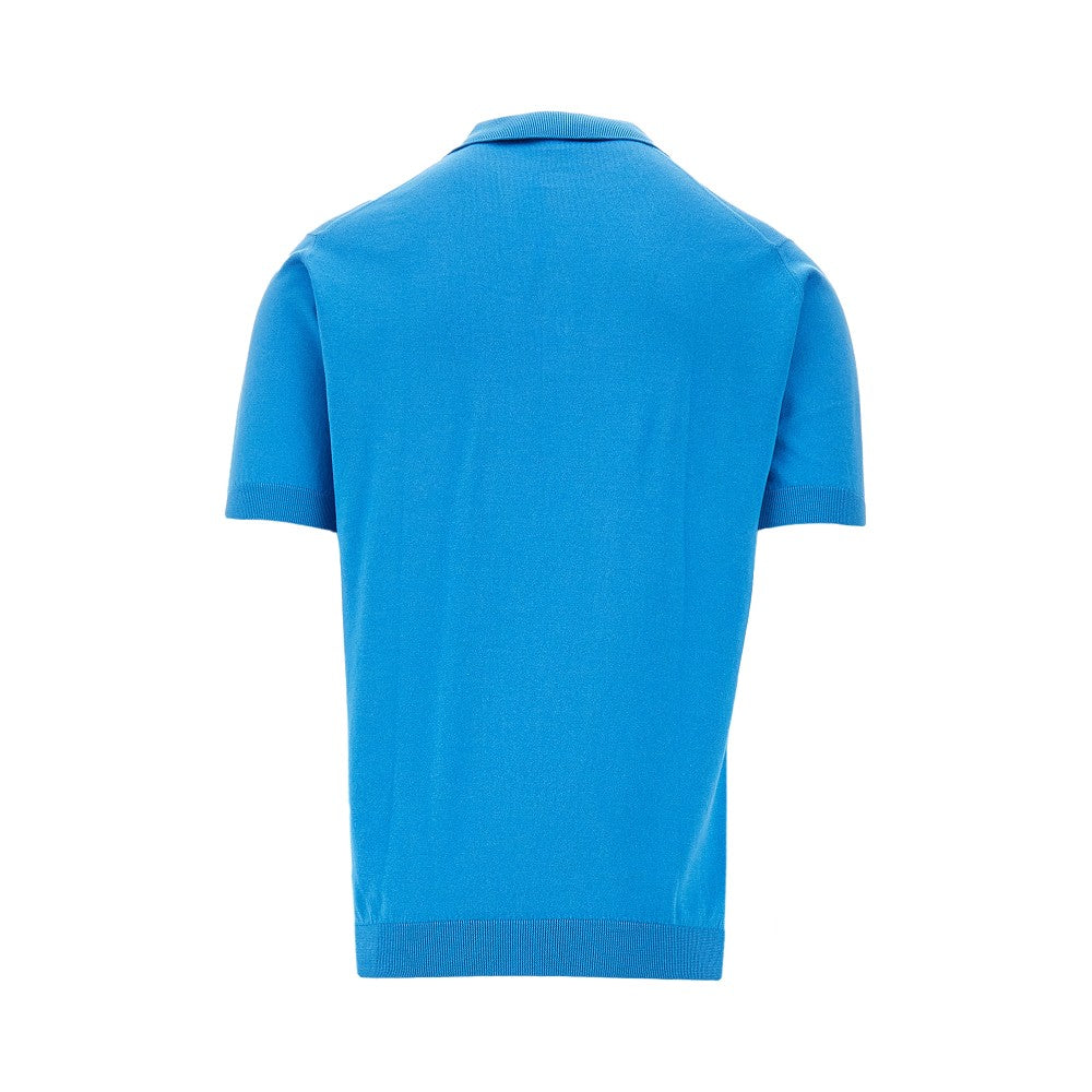 &#39;Adrian&#39; cotton polo shirt