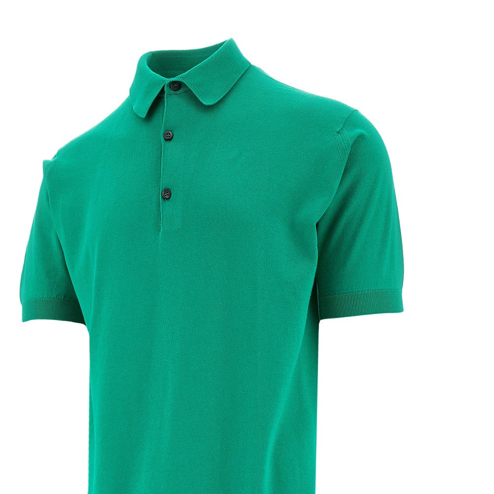 &#39;Adrian&#39; cotton polo shirt