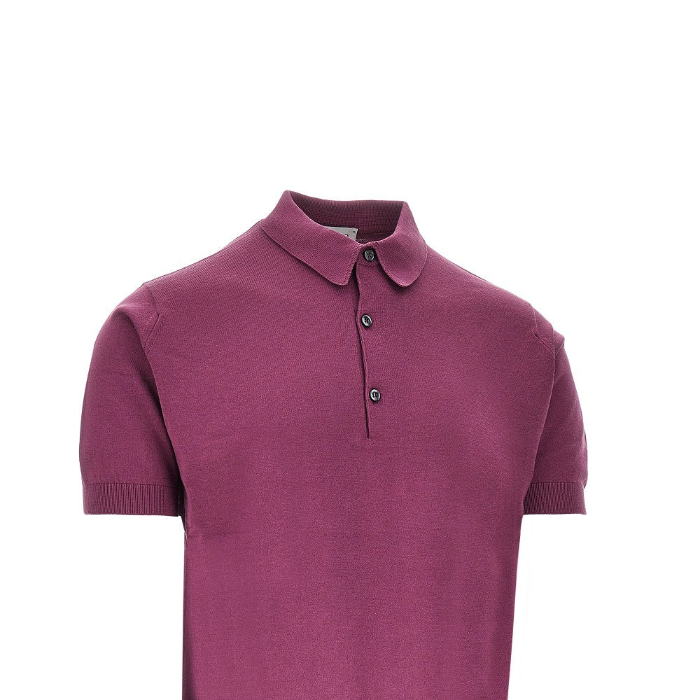 'Adrian' cotton polo shirt