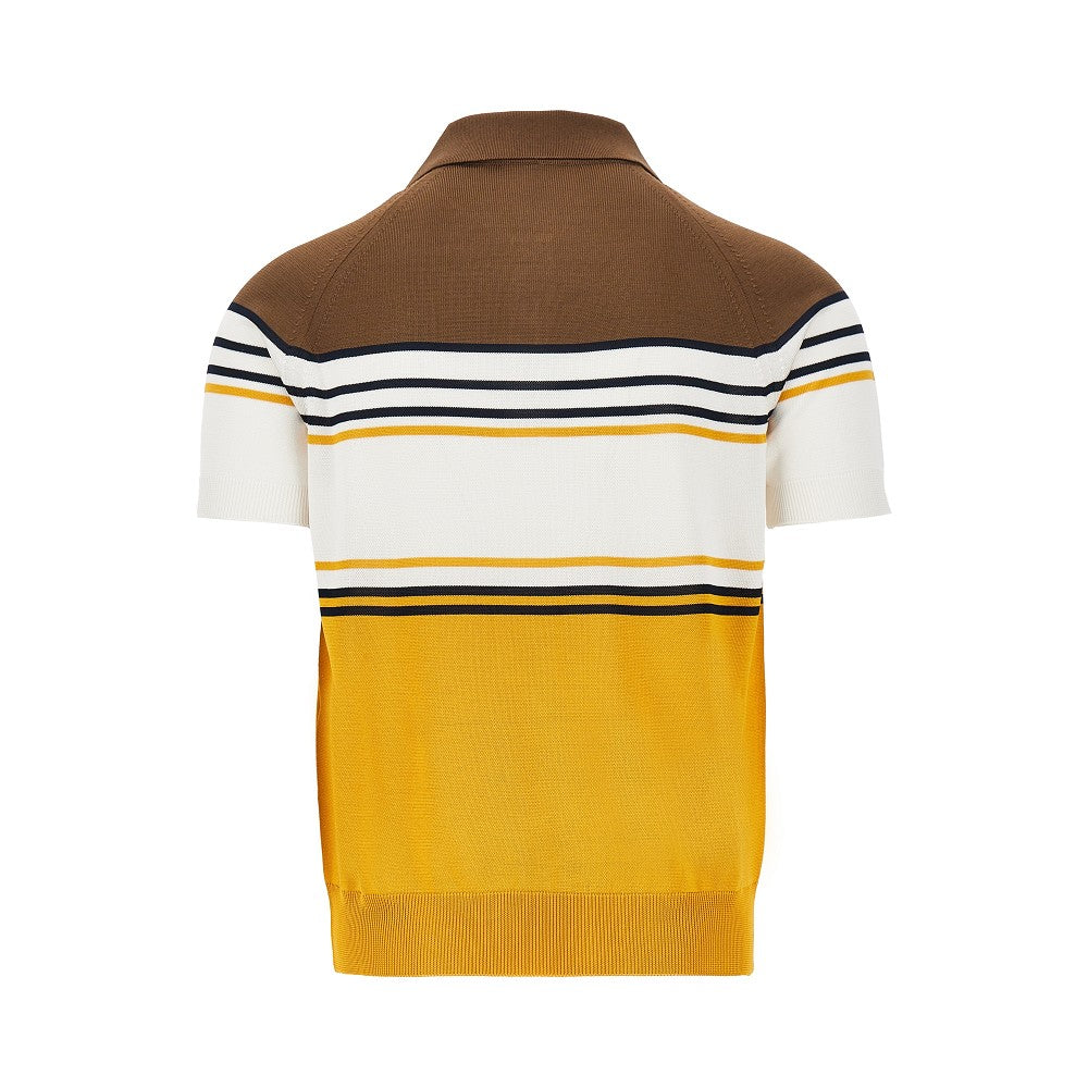 Polo in maglia a righe
