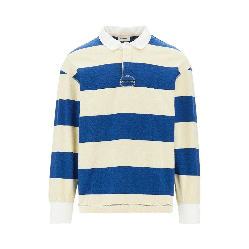 Polo in jersey a righe