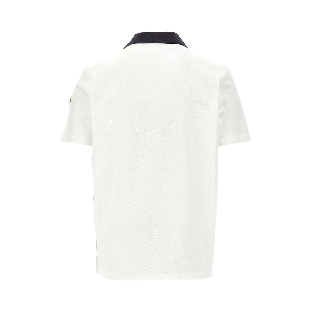Piquet polo shirt with logo embroidery