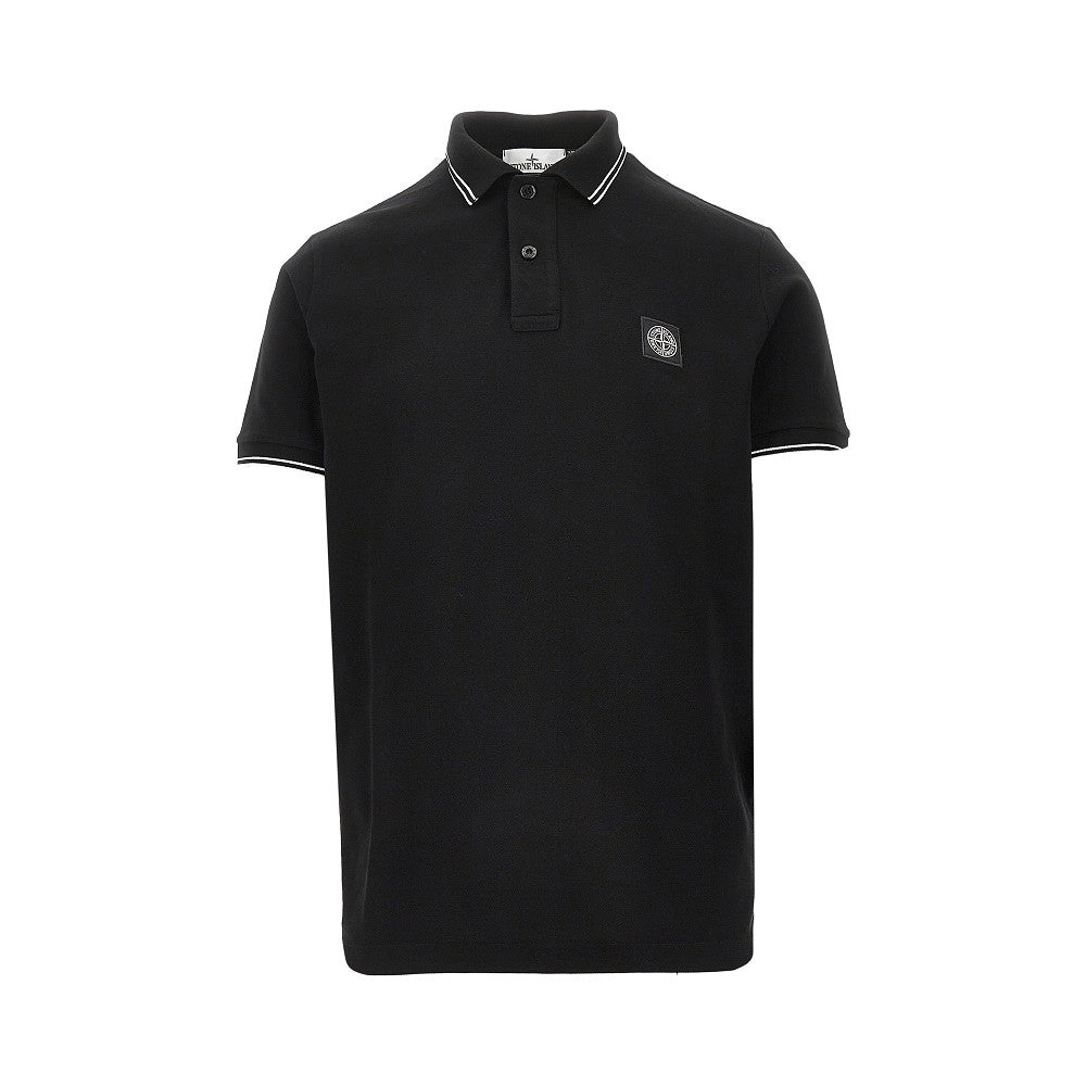 Stretch piquet polo shirt