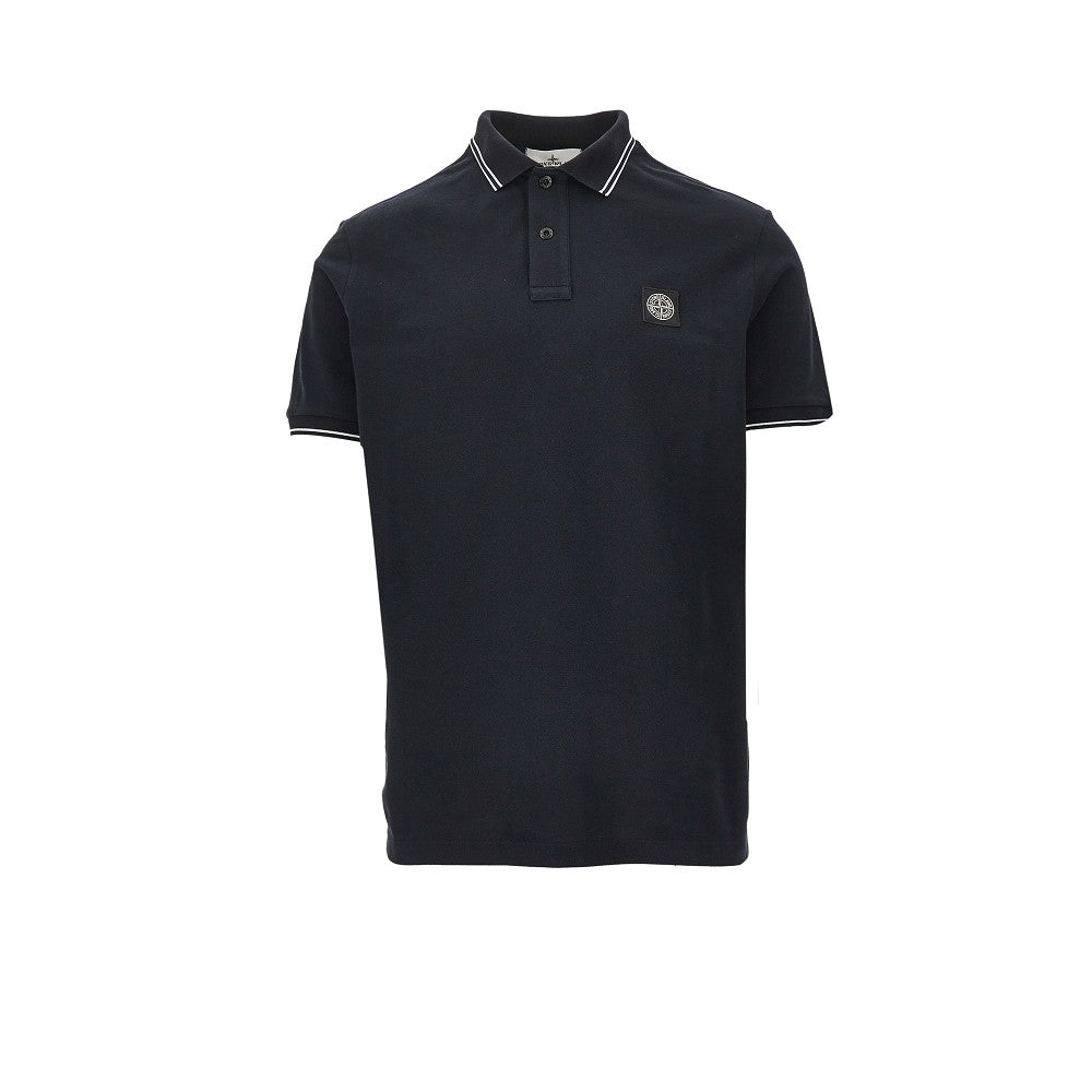 Stretch piquet polo shirt
