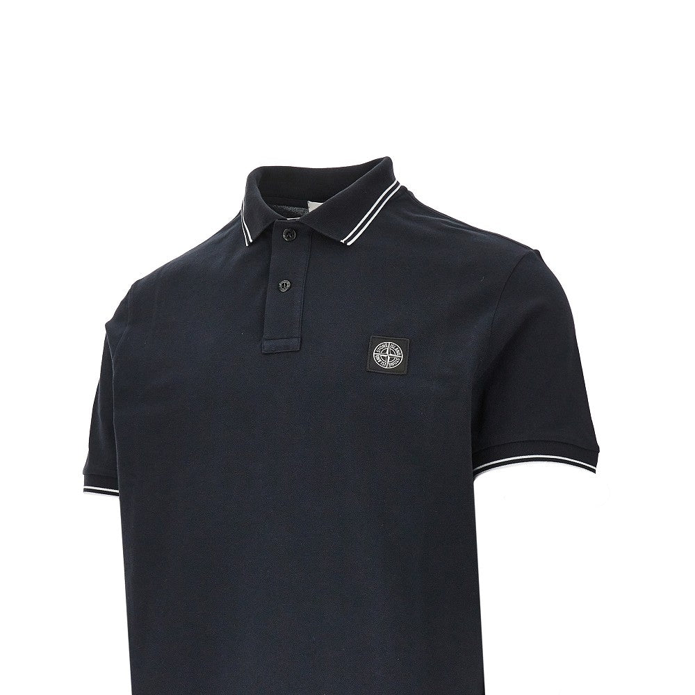 Stretch piquet polo shirt