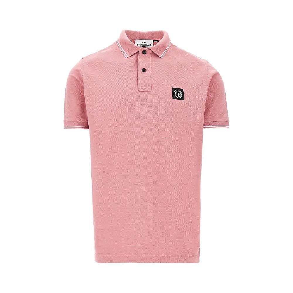 Stretch piquet polo shirt