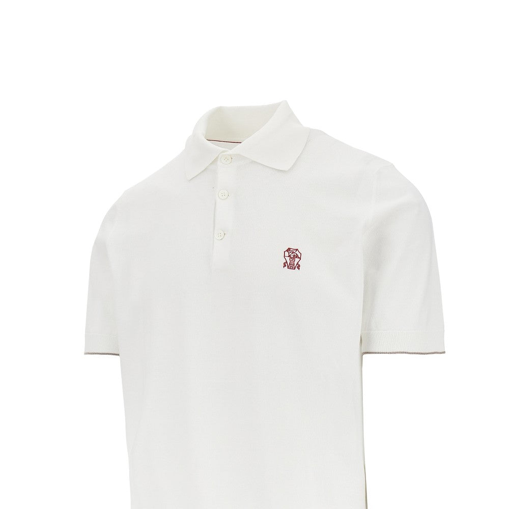 Polo in maglia di cotone