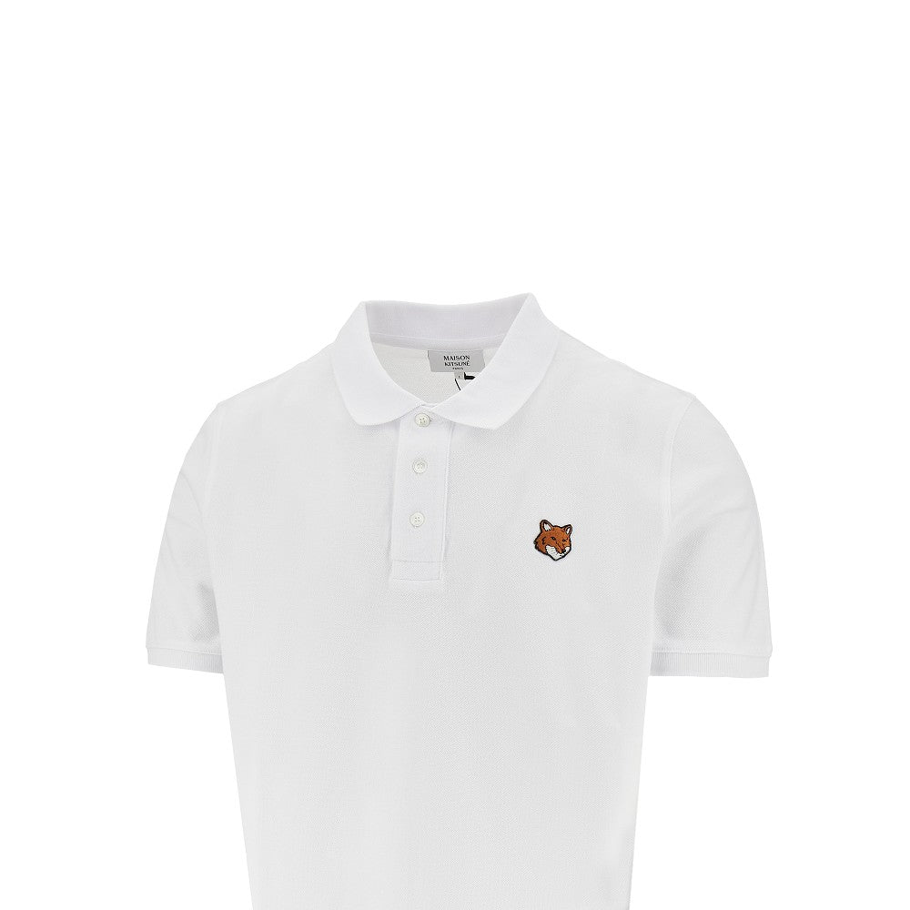 T-shirt in piquet 'Fox Head'
