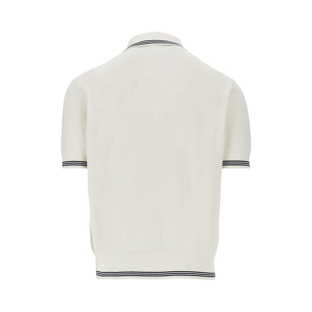 'Voilier' knitted polo shirt