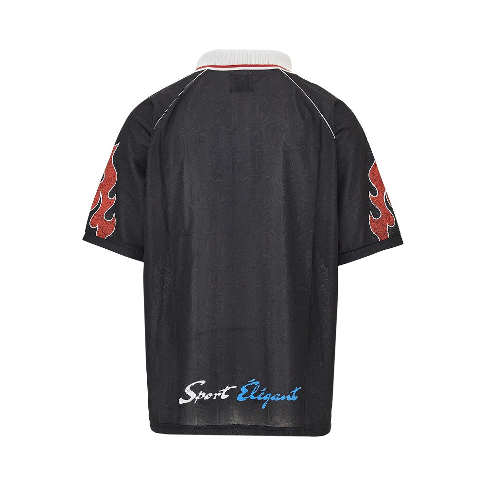 Japan technical jersey polo shirt