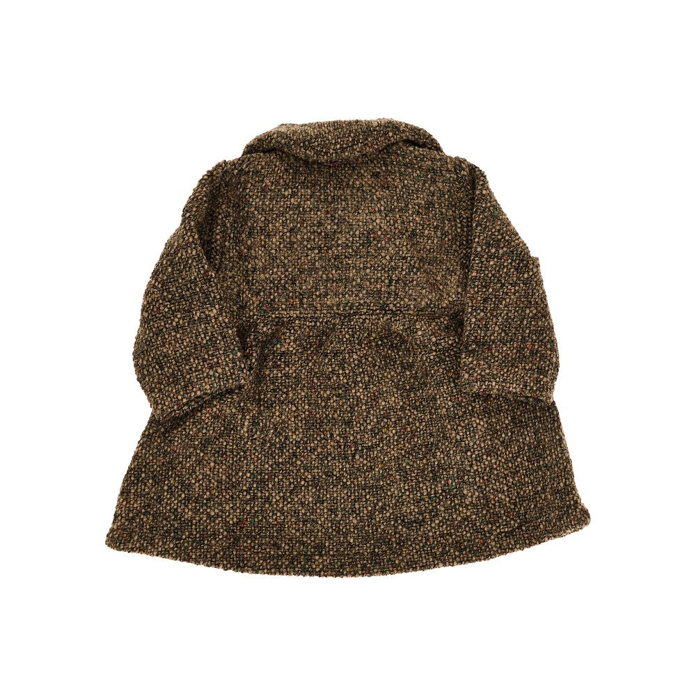 Cappottino in misto lana bouclé