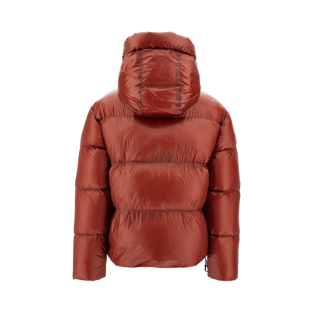 Water-repellent nylon short down jacket