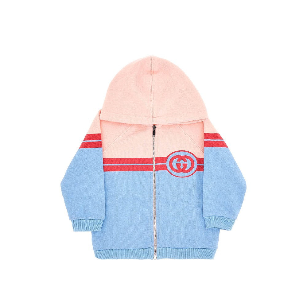 Felpa full-zip con stampa logo