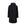 Padded wool-blend hooded parka coat