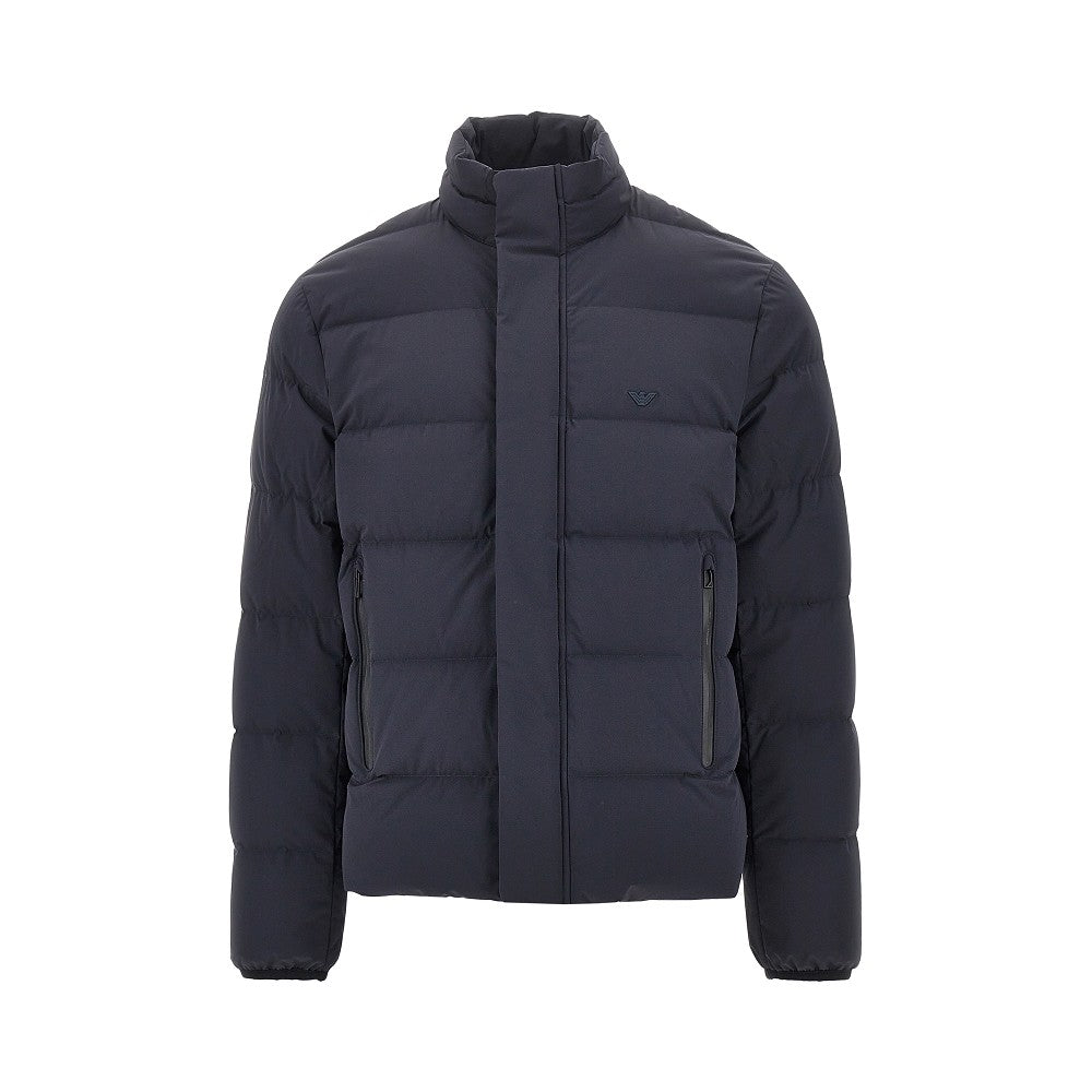 Piumino in nylon stretch idrorepellente