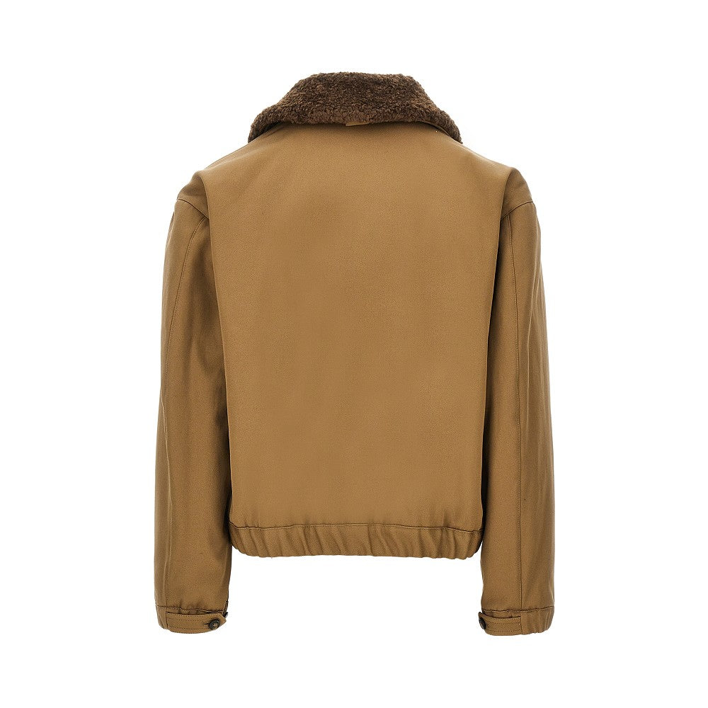Blouson in tela di cotone con imbottitura