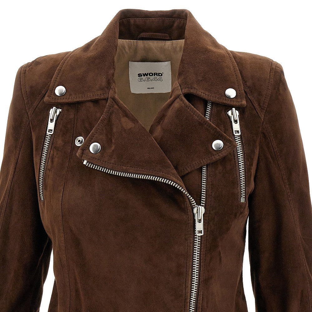 Suede leather Biker jacket