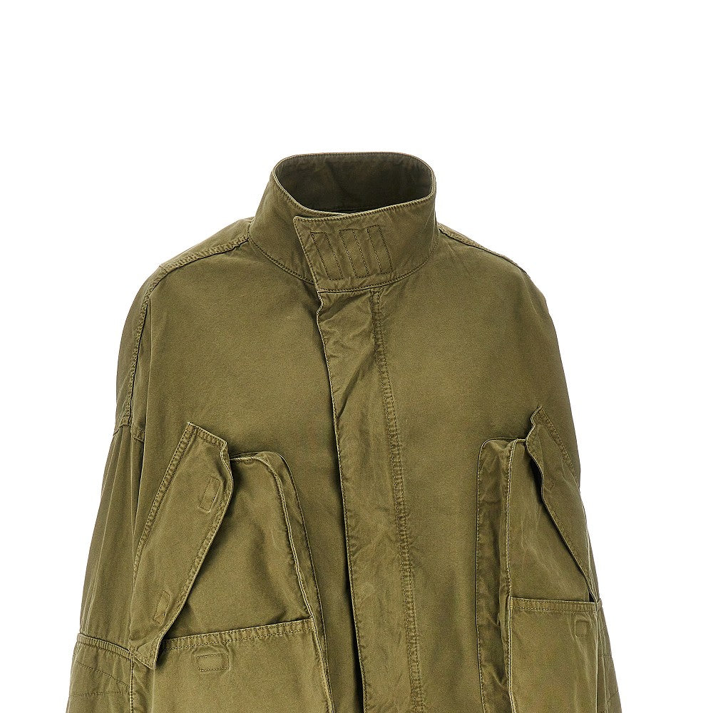 Blouson in tela con tascone