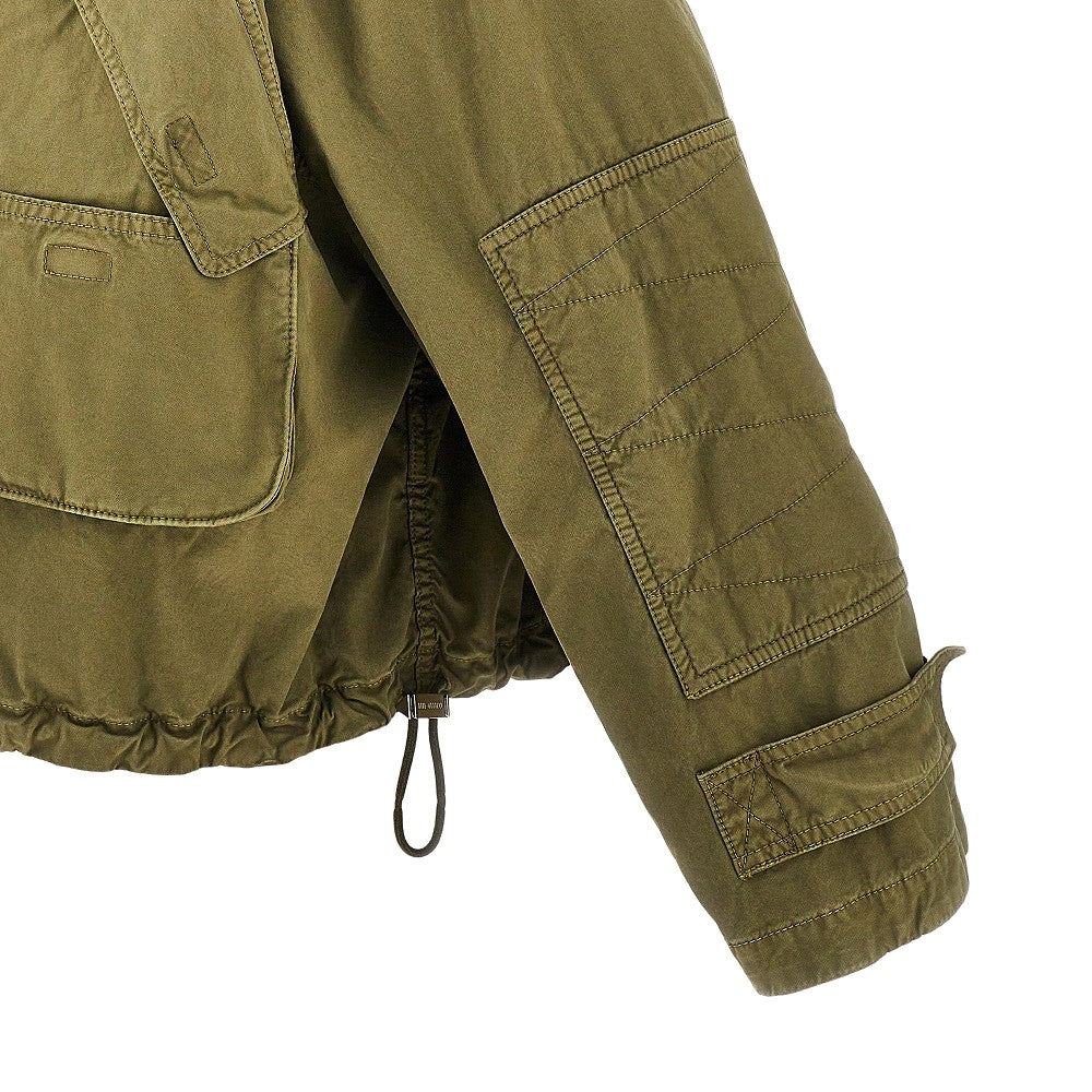 Blouson in tela con tascone