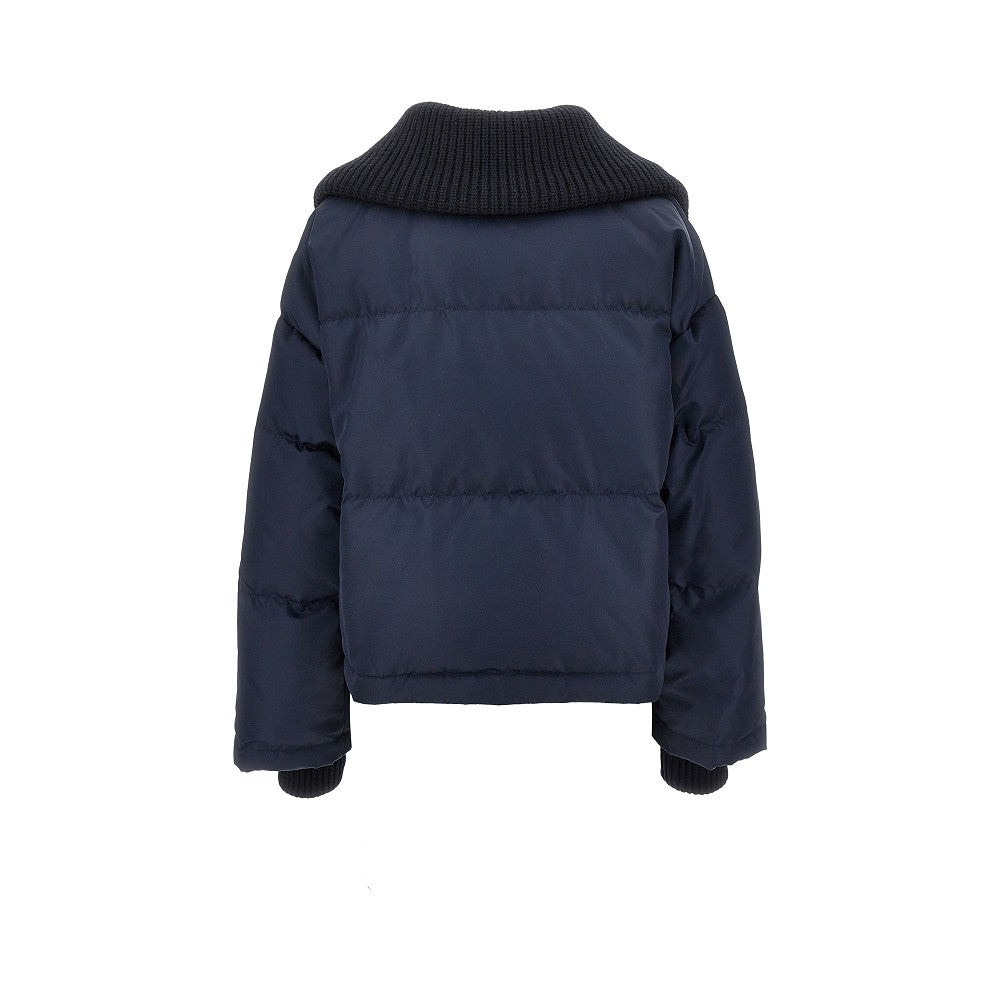 Anti-drop technical twill down jacket