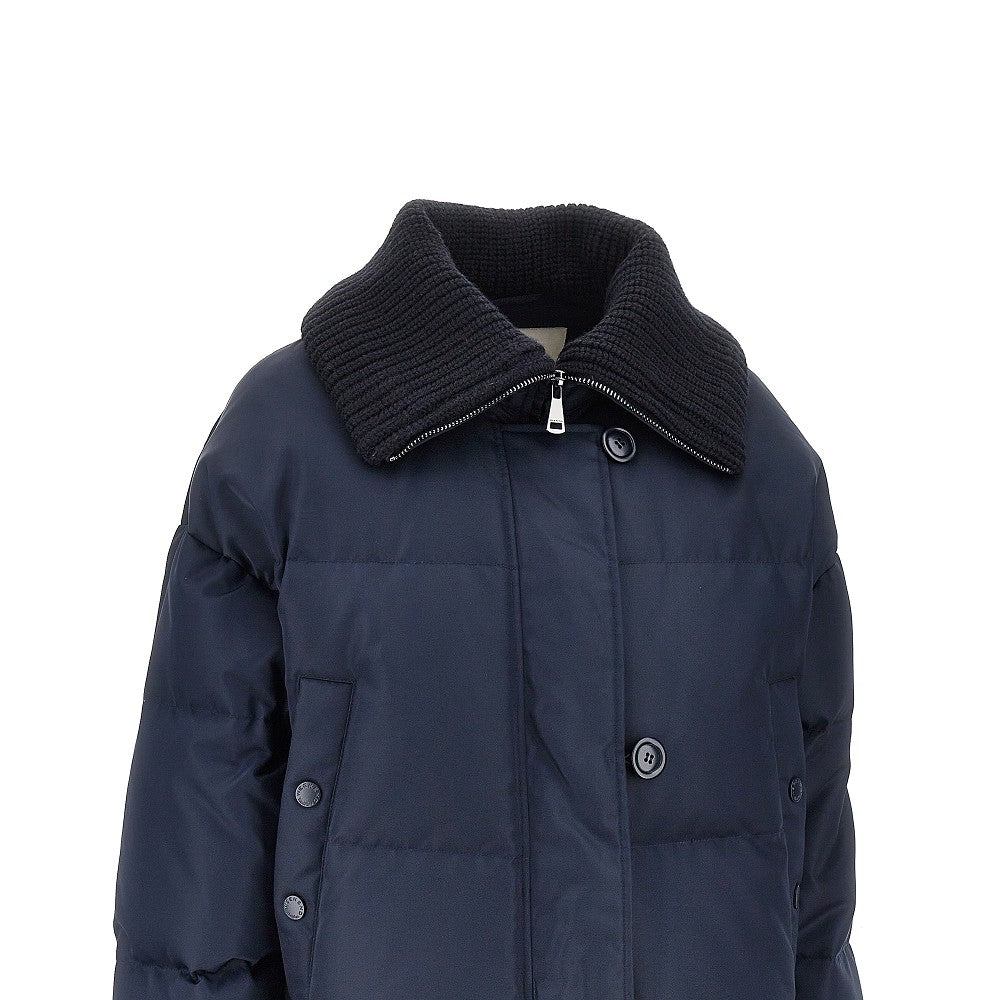 Piumino in twill tecnico antigoccia