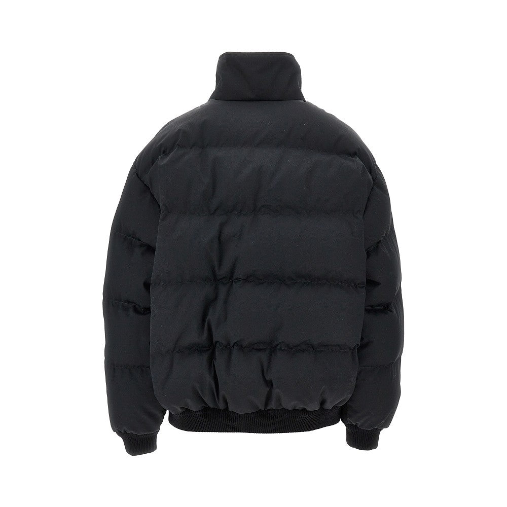 Compact poplin down jacket