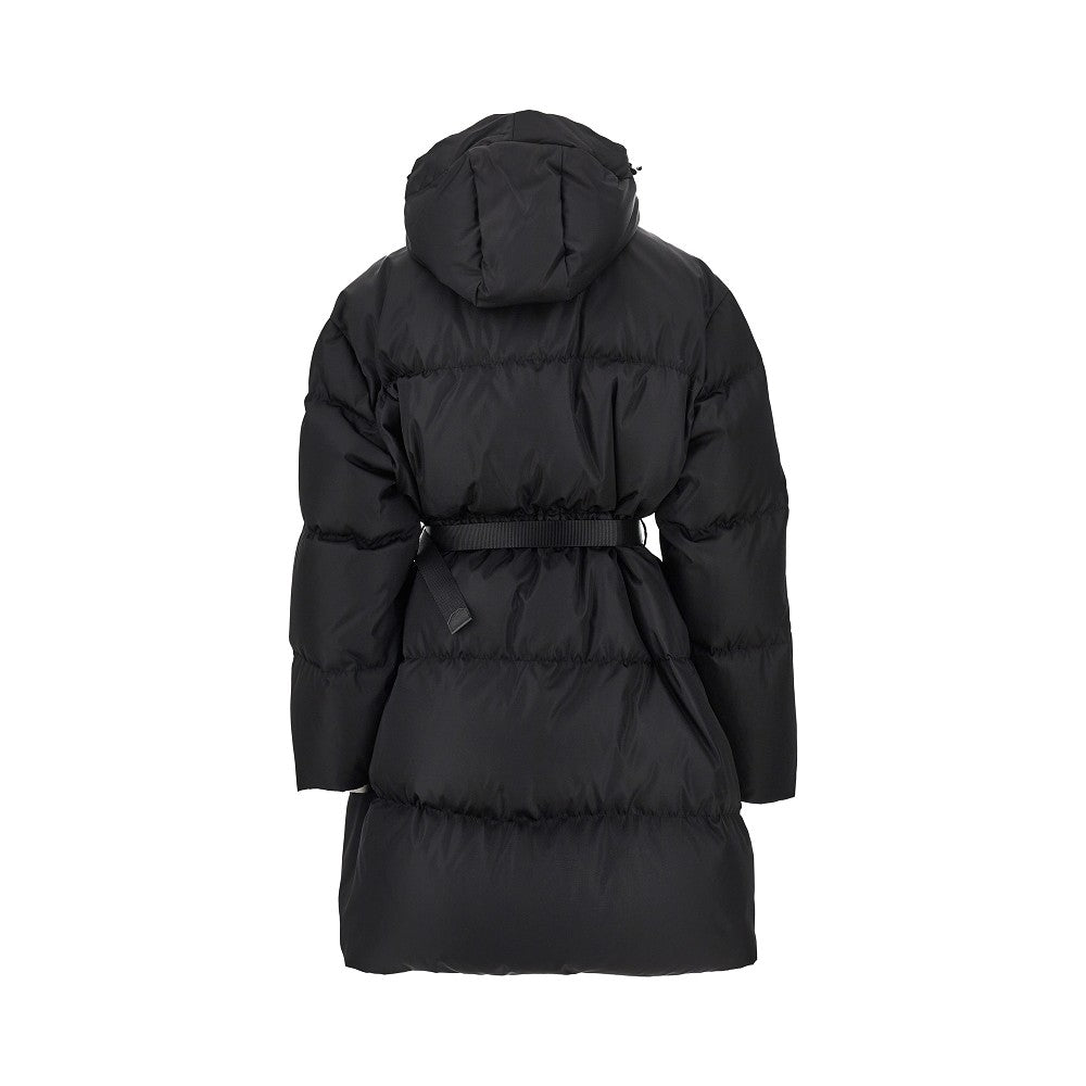 Re-Nylon down jacket with belt bag