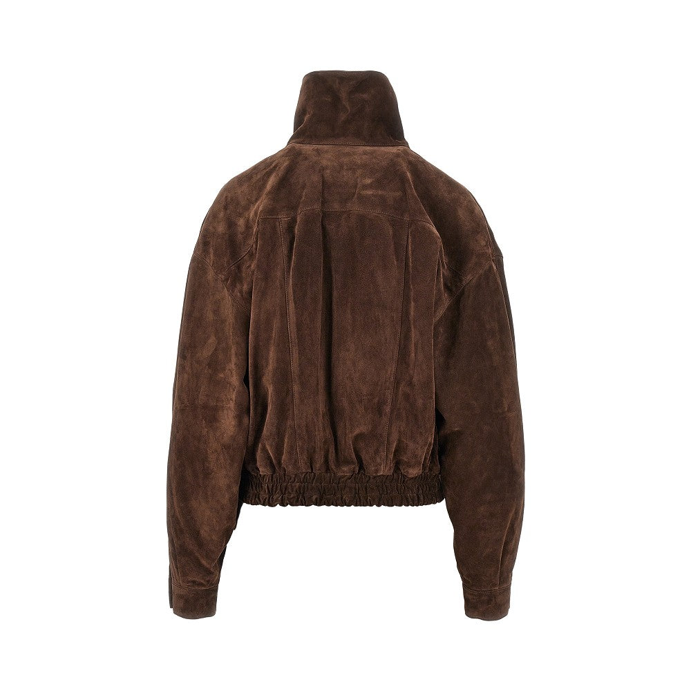 Suede leather jacket