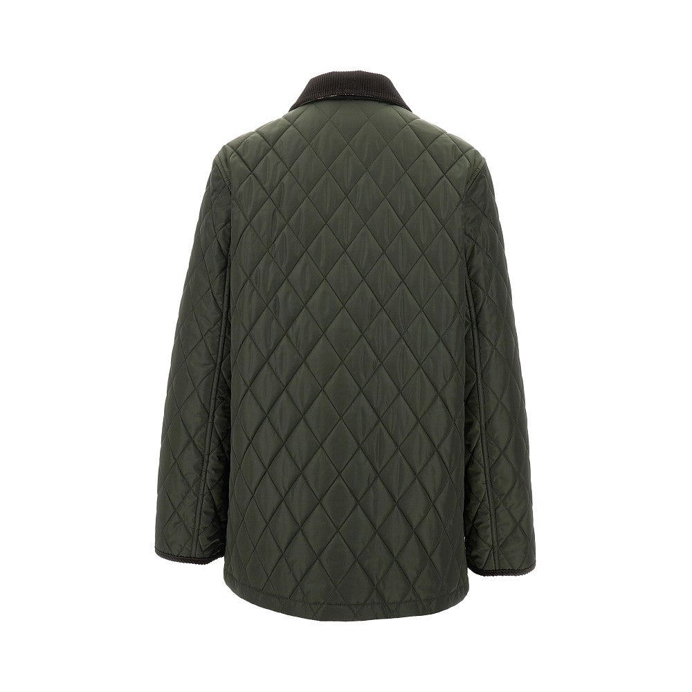 Quilted nylon country jacket