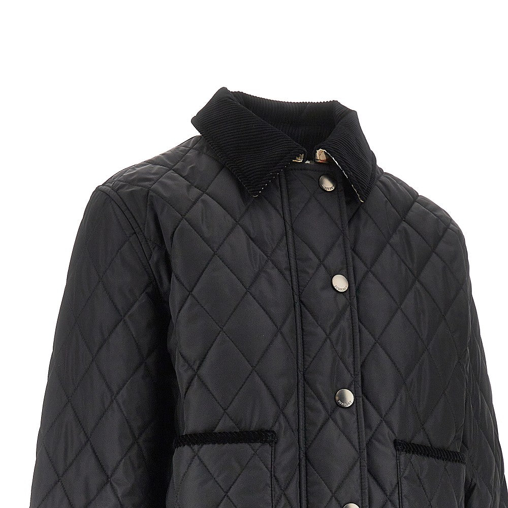 Quilted nylon country jacket