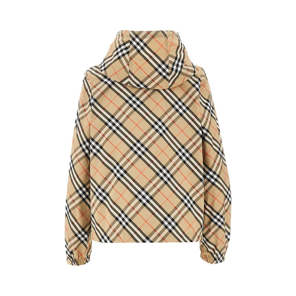 Giacca in nylon Check